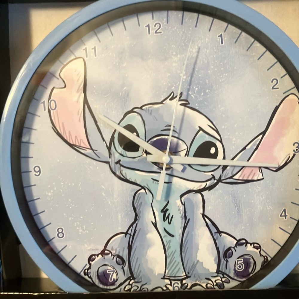 Blue Character Wall Clock